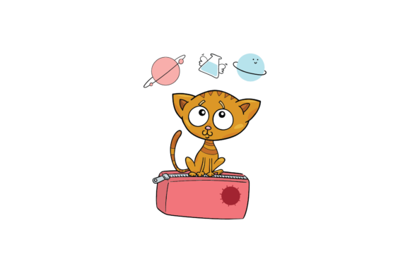 Cat School Sience Svg