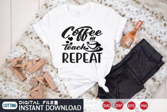 COFFE GIVE Me TEACHER POWERS Svg Design