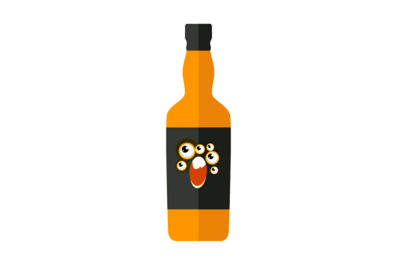 Halloween Monster School Bottle Svg