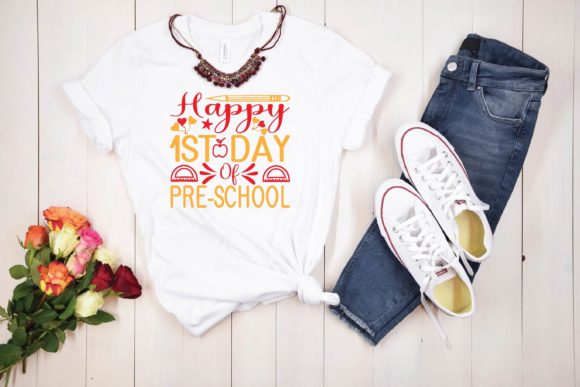 Happy 1st Day of Pre-School SVG Graphics