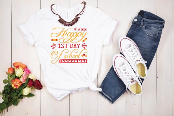 Happy 1st Day of School Svg Graphics
