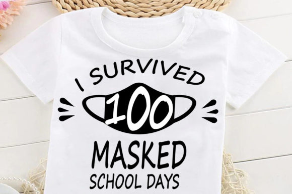 I Survived Masked 100 School Days Graphics