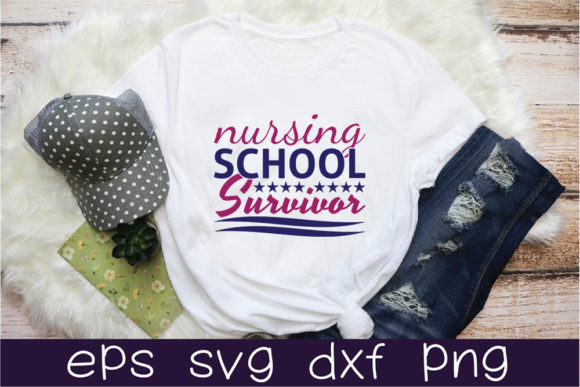 Nurse Quotes SVG Design for Nursing School: A Powerful Graphic Asset for T-Shirt Designs
