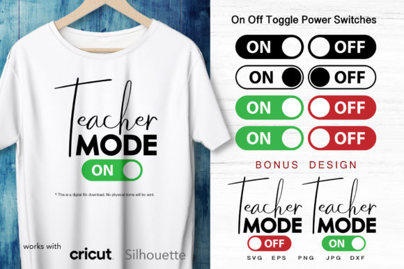 On Off Toggle Power Switches SVG for Graphics and Icons