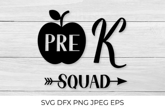 Pre K Squad Lettering Review