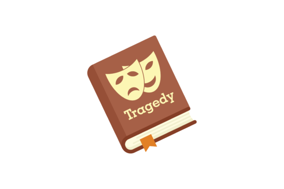 School Icon Book Tragedy Svg: A Graphic Design Asset for Local Branding and Visual Storytelling