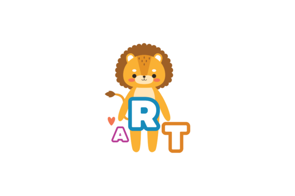 School Lion Alphabet Font Art SVG: A Versatile Graphic Design Asset for Branding